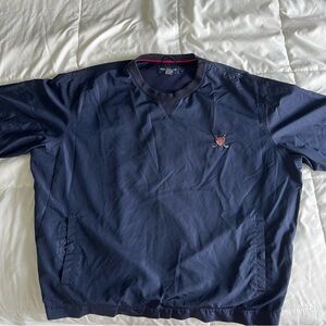 LIKE NEW Men’s XL Polo Golf Ralph Lauren short sleeve windbreaker navy blue